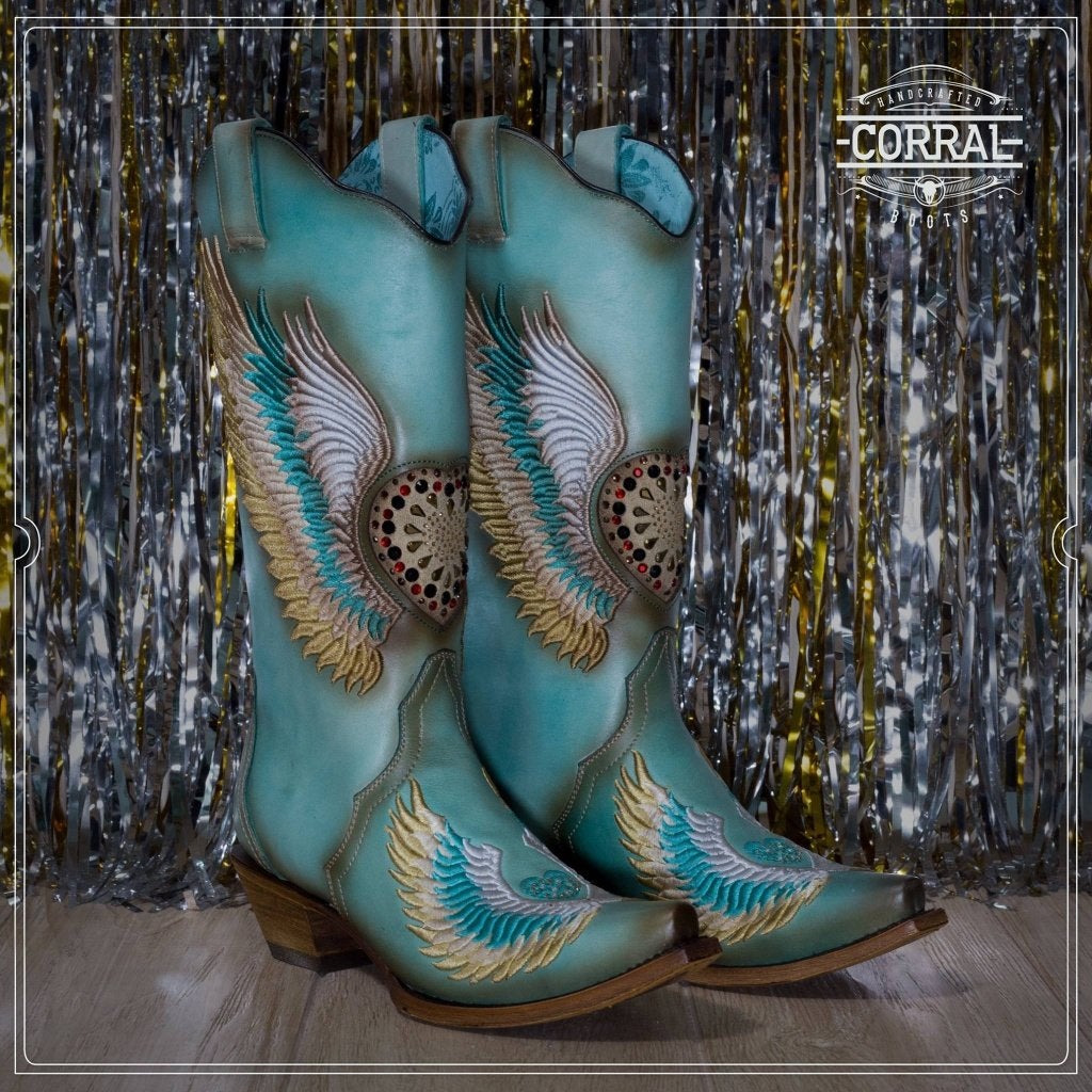 Nieuwe Corral western Angel Boots, Kleding | Dames, Hoge laarzen, Blauw, Nieuw, Ophalen of Verzenden