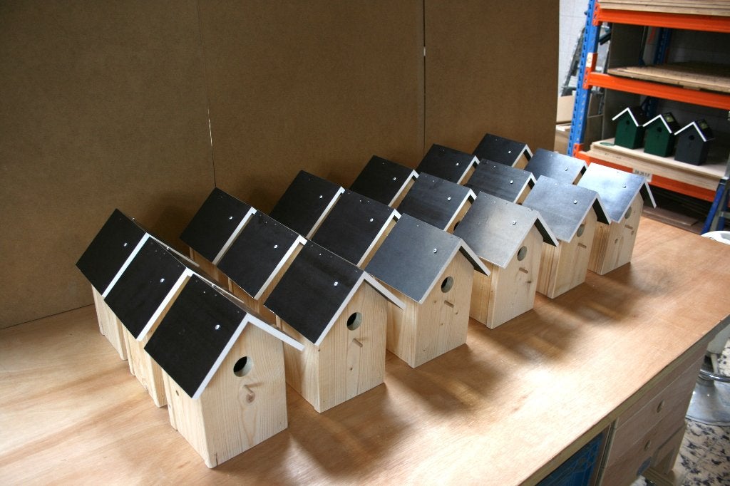 Houten vogelhuisjes - nestkastjes – nestkastje – nestkast, Tuin en Terras, Vogelhuisjes en Vogelbaden, Nieuw, Ophalen of Verzenden