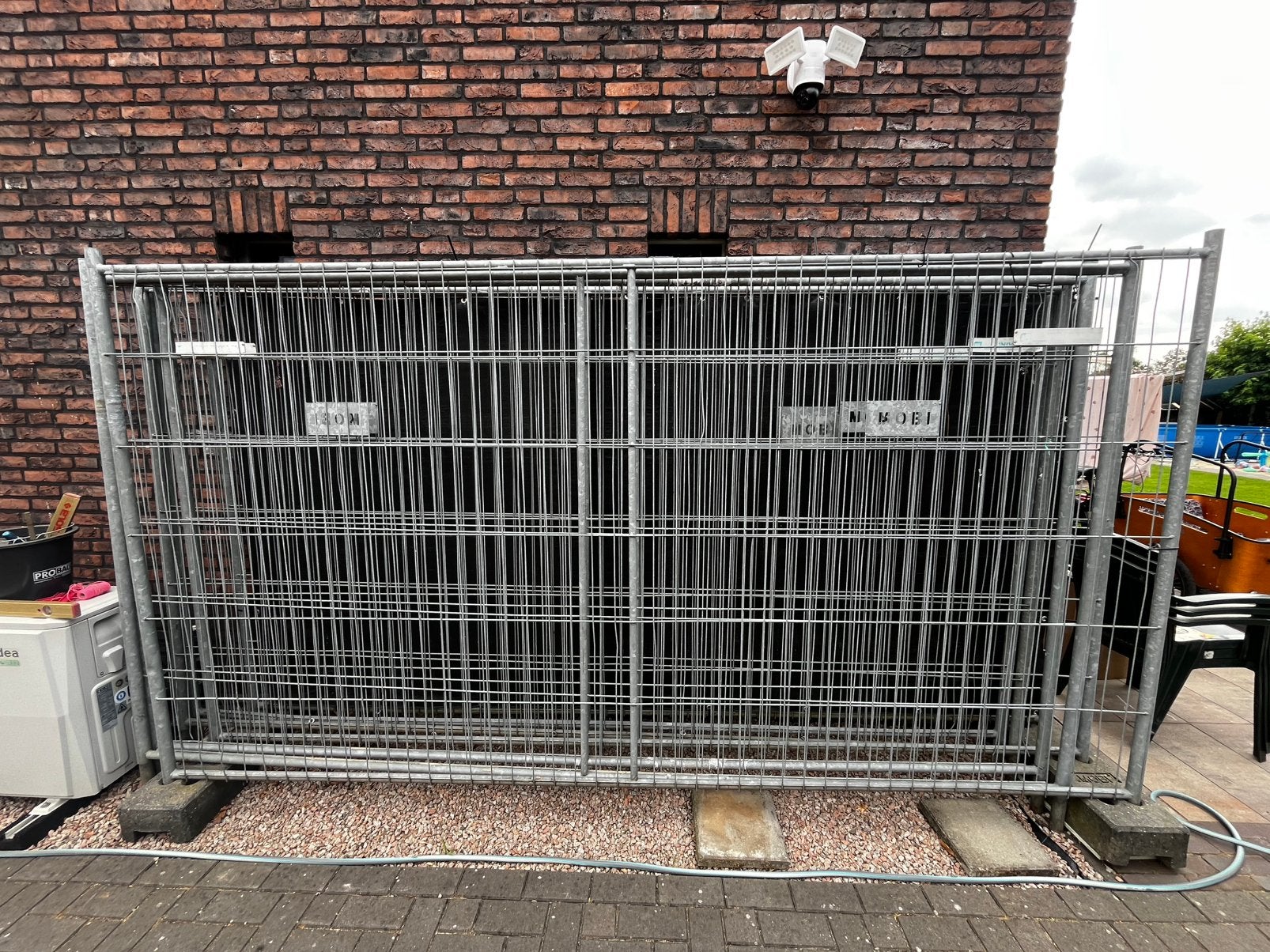 8x MOBI bouwhekken met voet, Doe-het-zelf en Verbouw, Ophalen, Zo goed als nieuw, Overige typen, Minder dan 2 meter