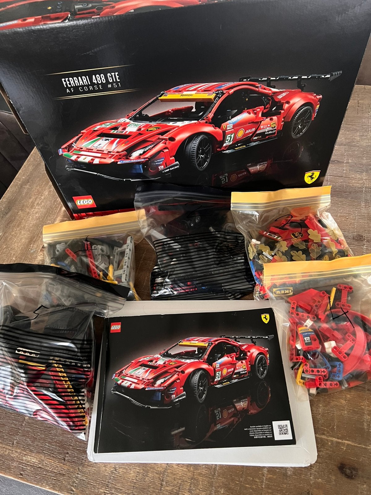Lego 42125 ferrari 480 GTE, Ophalen of Verzenden, Zo goed als nieuw