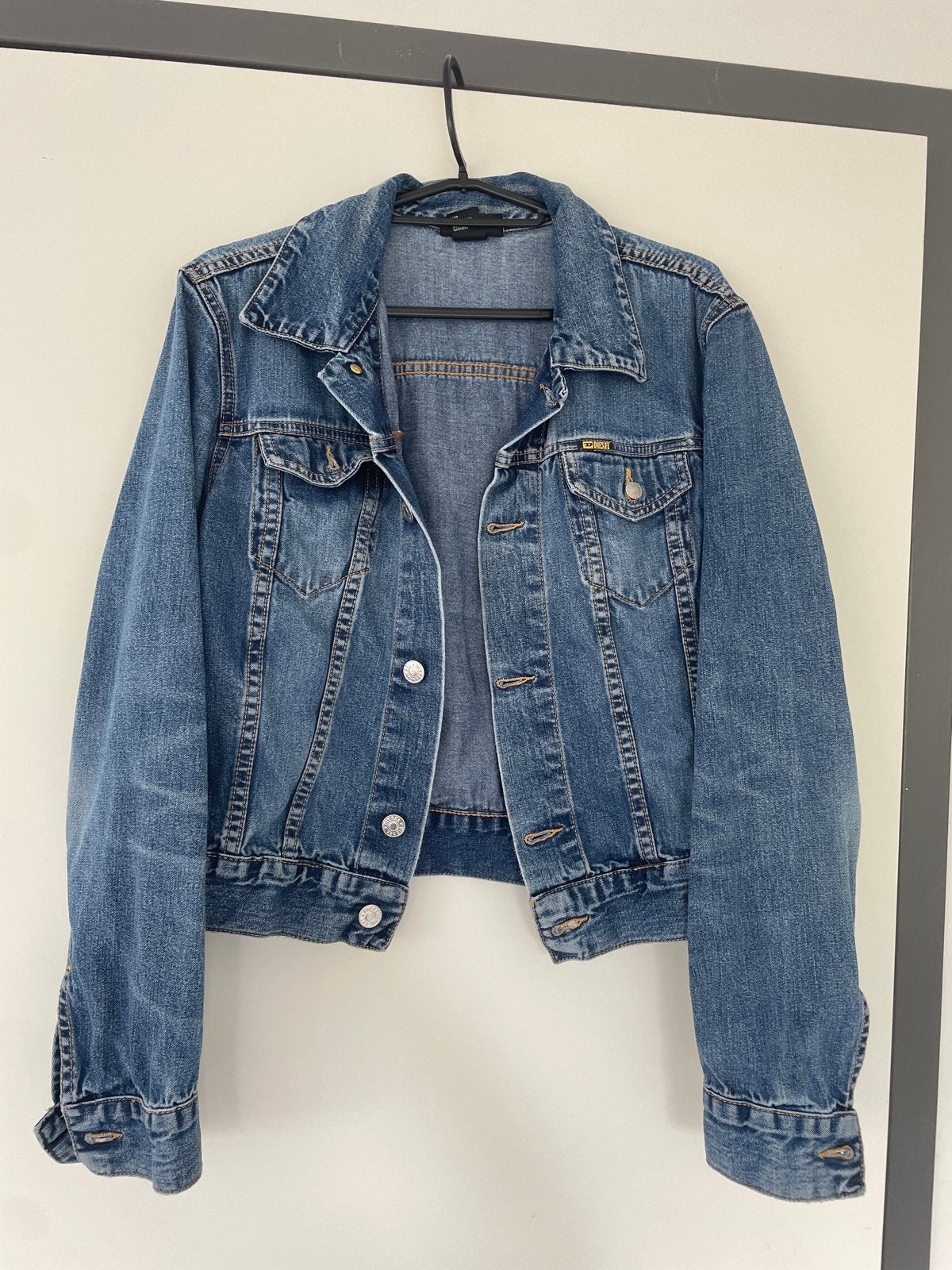 Diesel spijkerjasje maat M, Ophalen of Verzenden, Zo goed als nieuw, Maat 38/40 (M), Blauw