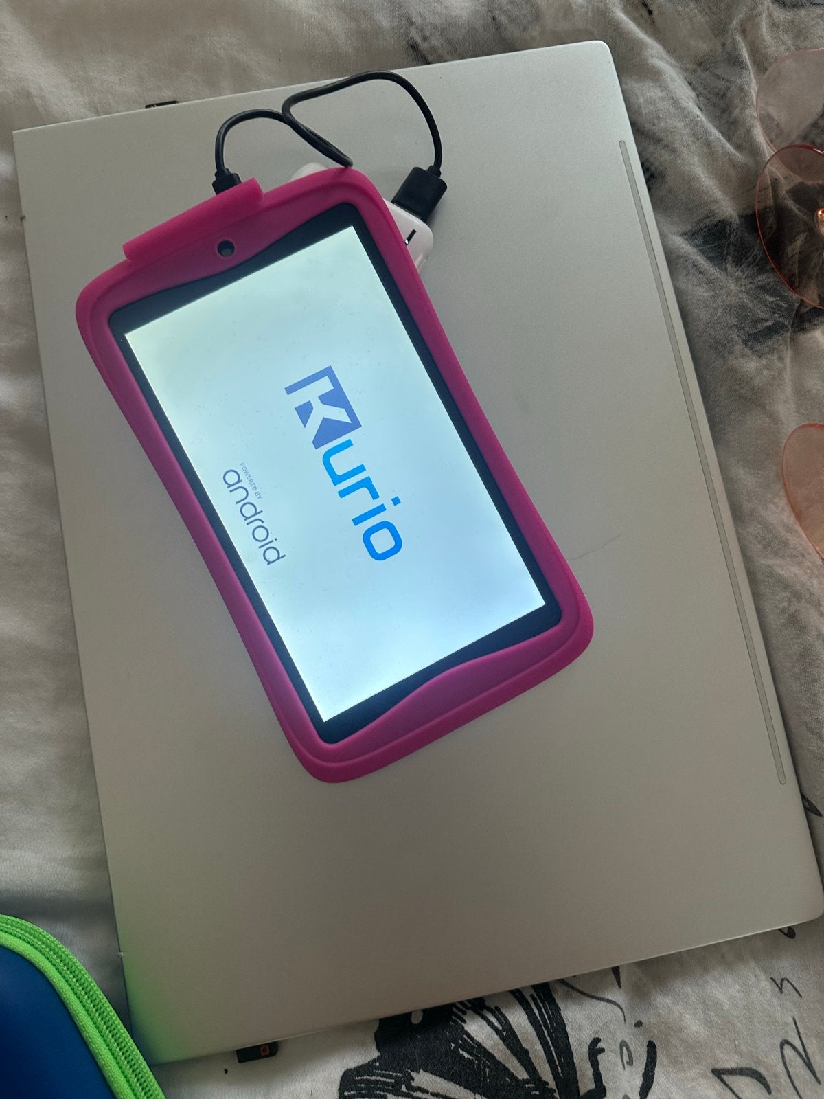 Kurio kindertablet met roze beschermhoes en opberghoes, Computers en Software, Android Tablets, Ophalen, Wi-Fi, Gebruikt, Usb-aansluiting