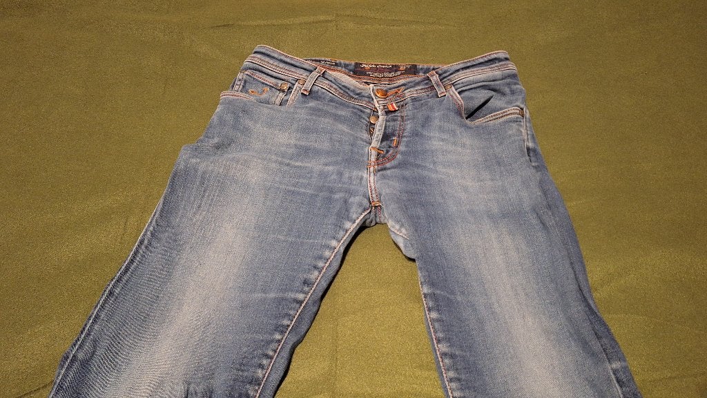 Jacob Cohen jeans maat 34, Ophalen, Zo goed als nieuw, Blauw, W33 - W34 (confectie 48/50)
