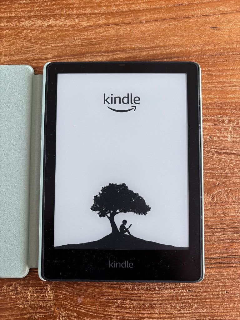 Kindle Paperwhite Signature Edition Zwart (32GB) + Hoes, Computers en Software, E-readers, Zo goed als nieuw, 7 inch, 16 GB of meer
