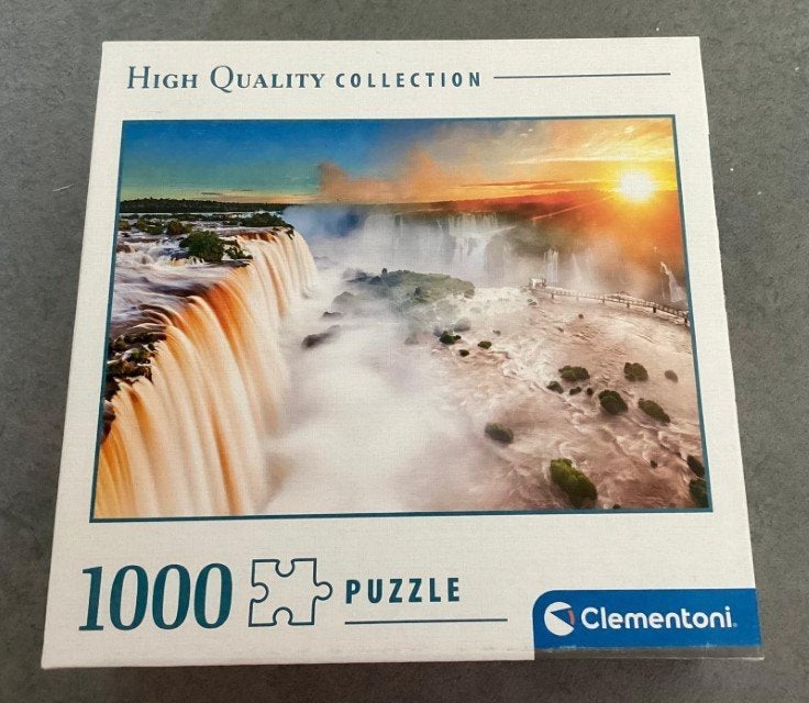 * Puzzel Clementoni Waterfall 1000 stukjes *, Ophalen of Verzenden, 500 t/m 1500 stukjes, Gebruikt, Legpuzzel