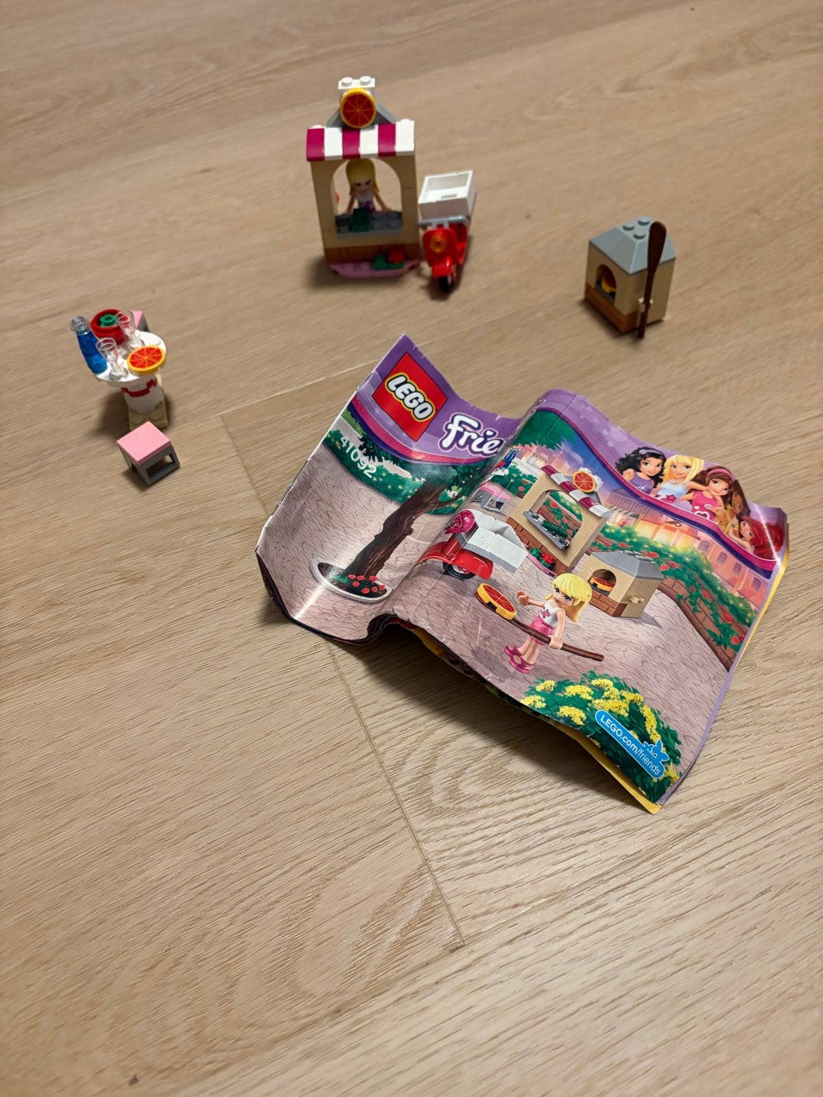 LEGO Friends 41092 Emma's Pizzeria - Complete set, Gebruikt, Lego, Friends, Ophalen of Verzenden