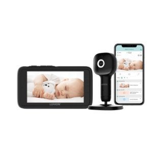 Luvion Grand Elite 4 Connect Crib - Babyfoon - Zwart, Kinderen en Baby's, Babyfoons, Ophalen of Verzenden, Nieuw, 100 tot 250 meter