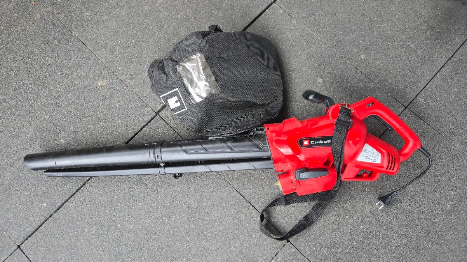 Einhell bladblazer met kabel en opvangzak, Ophalen, Gebruikt, Handgedragen, Einhell