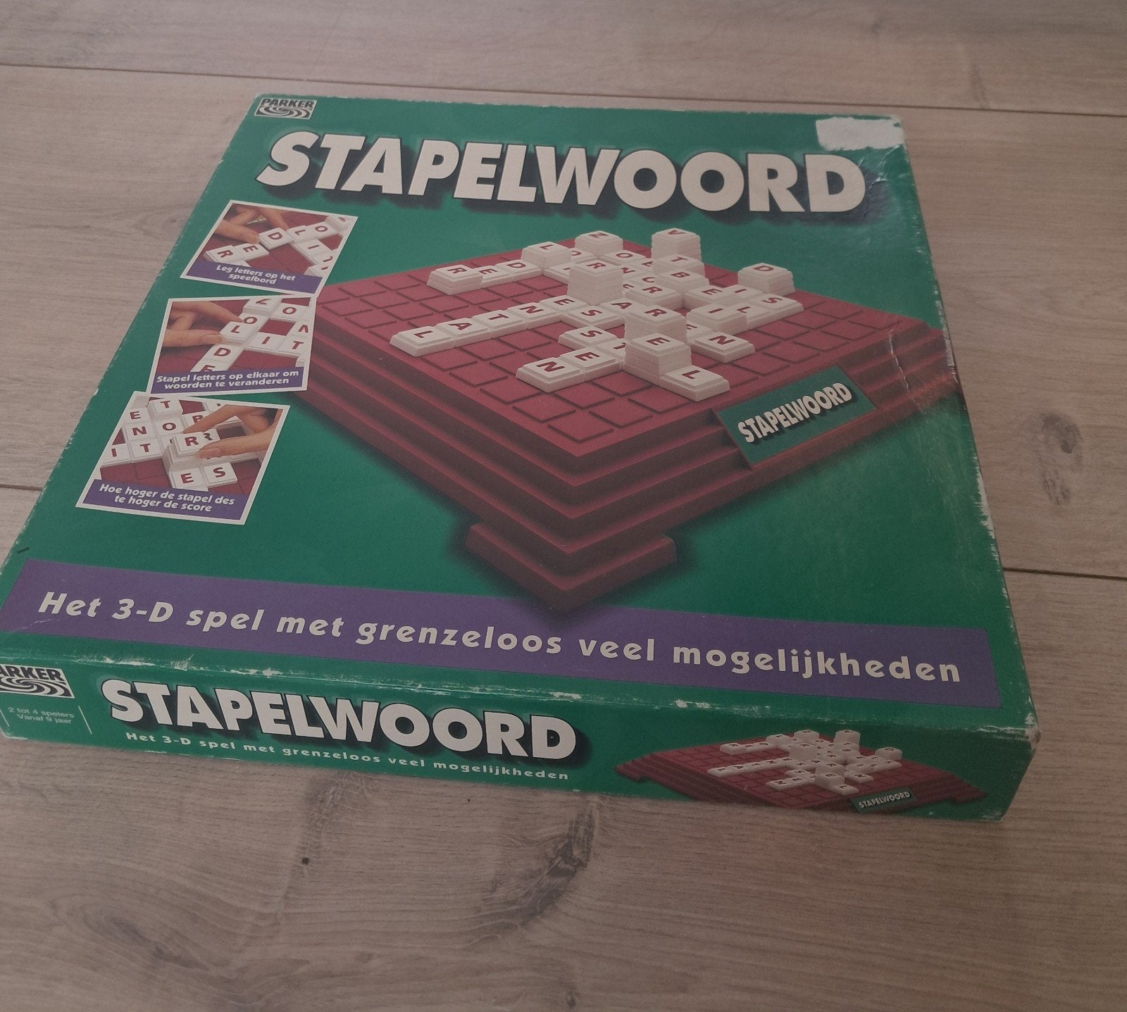 Stapelwoord: Het 3-D spel met grenzeloos veel mogelijkheden, Hobby en Vrije tijd, Ophalen, Gebruikt, Parker