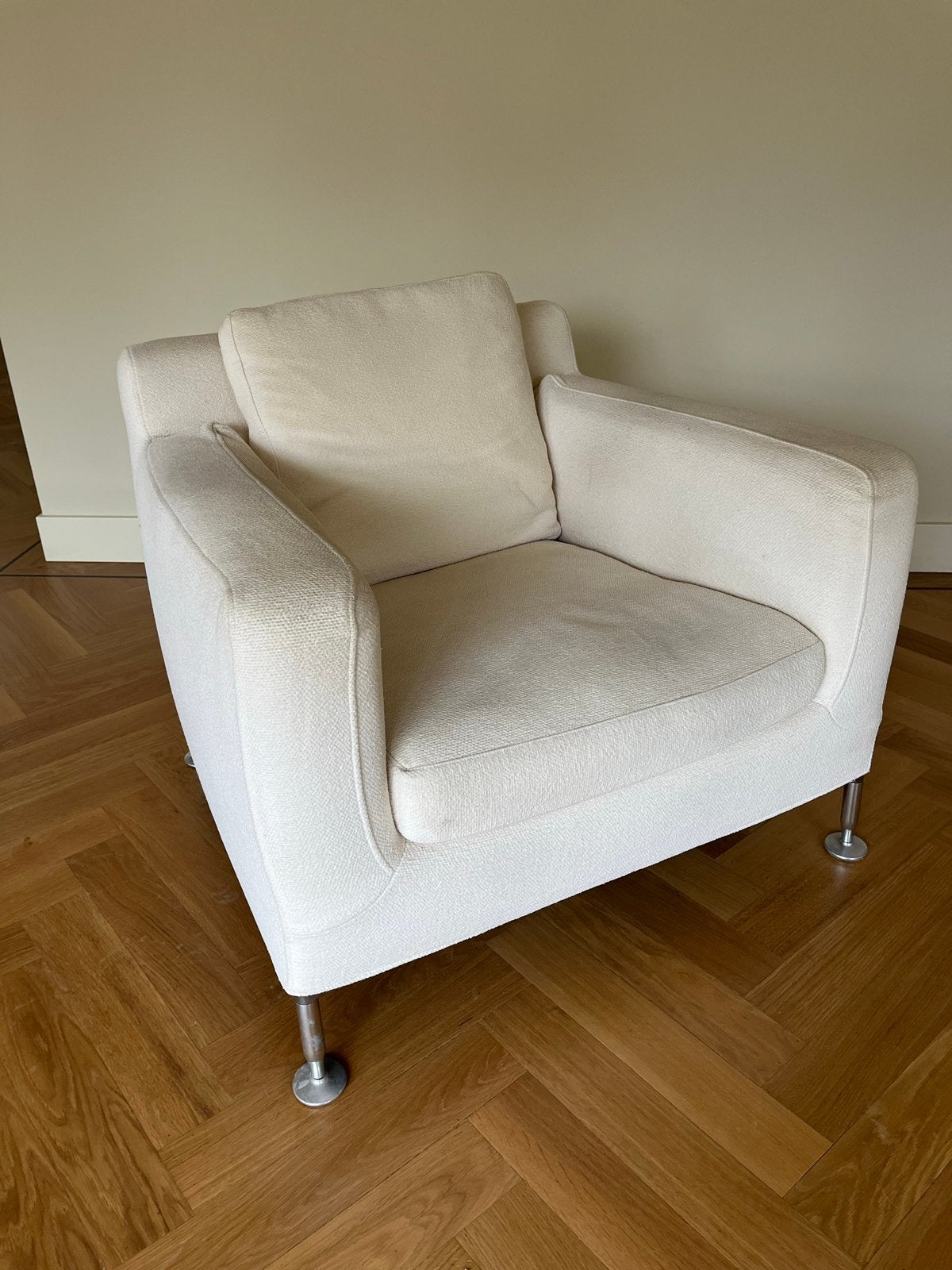2x B&B Italia Harry fauteuil - Antonio Citterio design, Ophalen, Gebruikt, Stof, 75 tot 100 cm