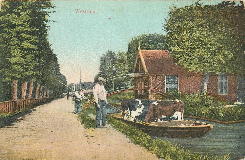 701-028-039 Westzaan, Verzenden, Voor 1920, Noord-Holland