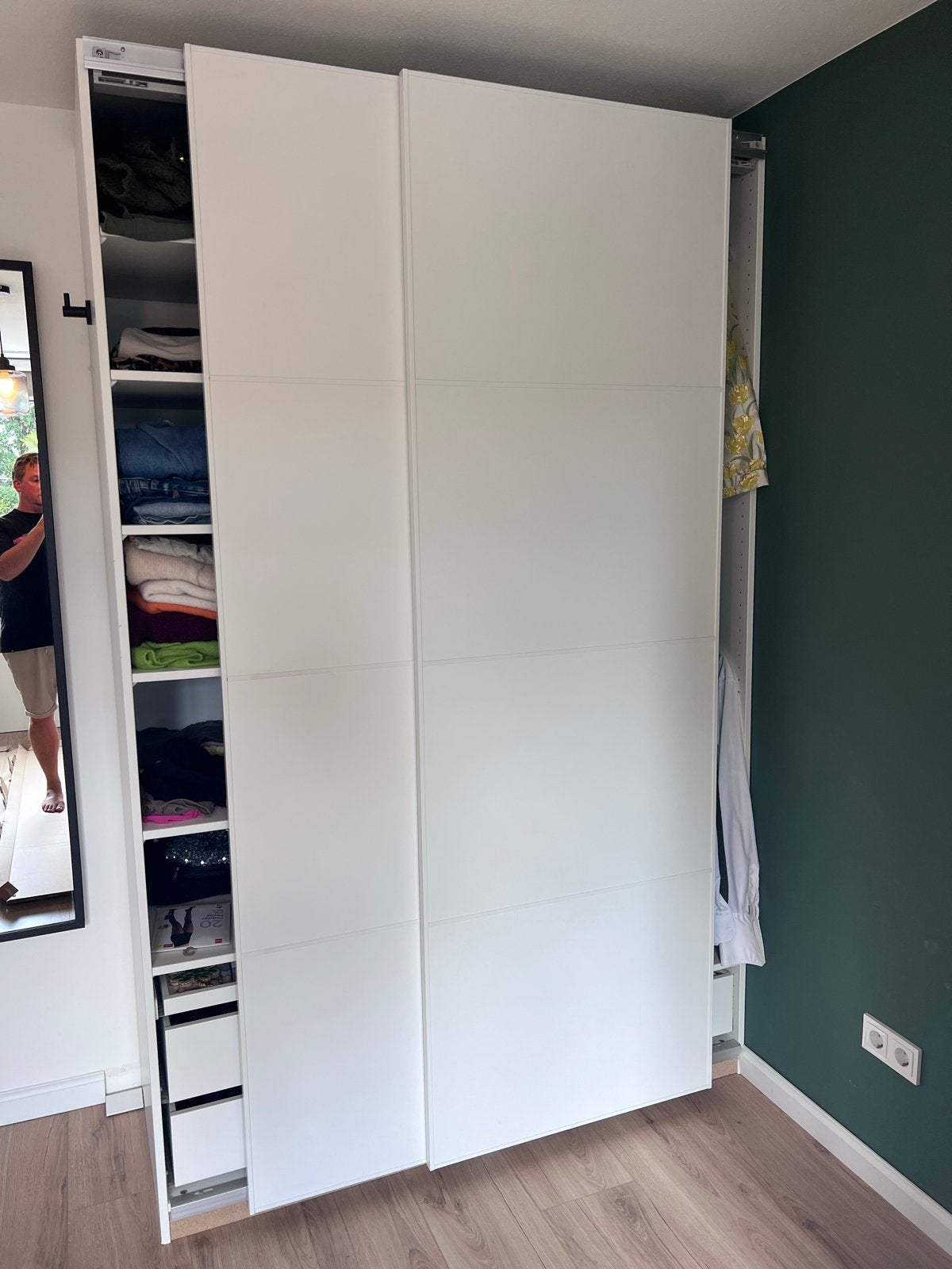 2x IKEA PAX Farvik schuifdeuren 236x75, Ophalen, Kunststof, 200 cm of meer, 50 tot 100 cm