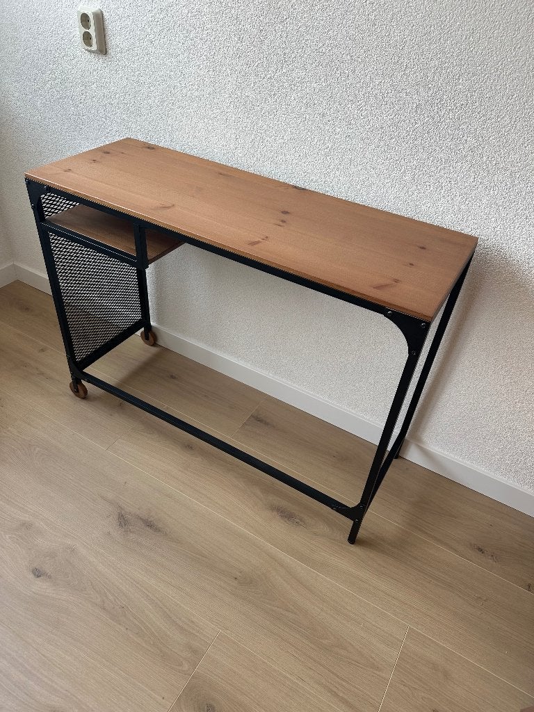 IKEA Fjallbo laptoptafel, Ophalen, Zwart, Nieuw, Industrieel
