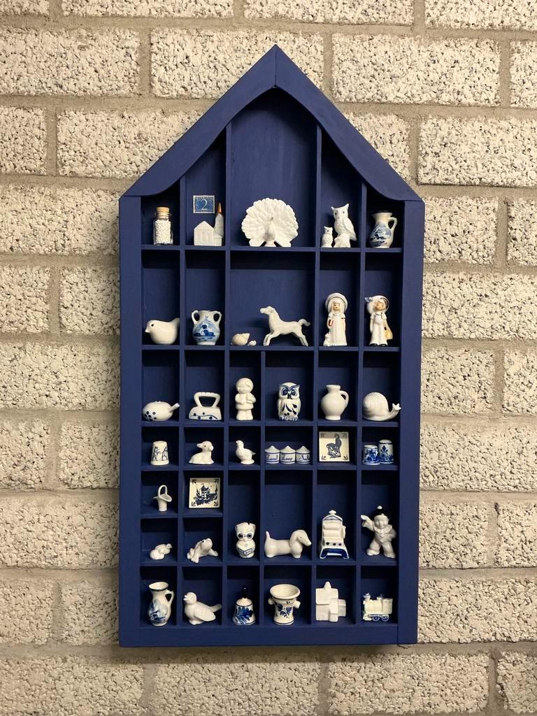 Vintage letterbak met beeldjes. 🏠, Ophalen of Verzenden