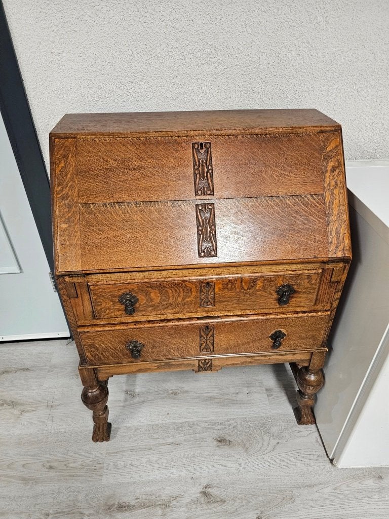 Antieke secretaire voor €95,-, Ophalen, Gebruikt, Nvt, Nvt