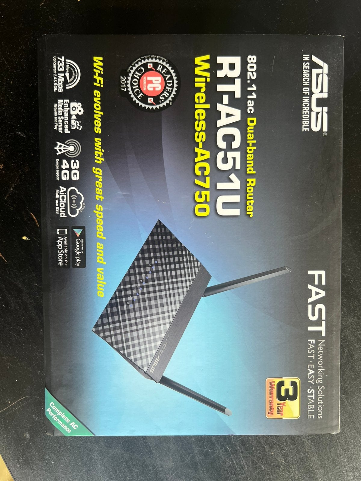 ASUS dual-band router, Computers en Software, Ophalen, Zo goed als nieuw