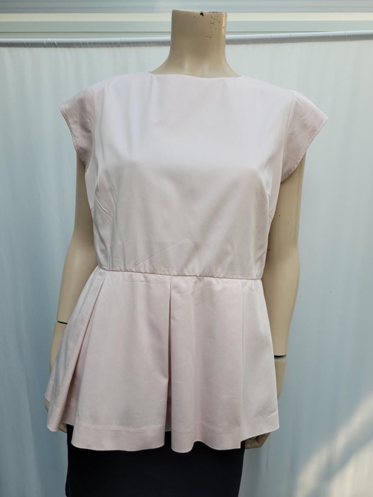 Ted Baker peplum top roze maat 4 L/40, Kleding | Dames, Jumpsuits, Zo goed als nieuw, Maat 38/40 (M), Roze, Ophalen of Verzenden