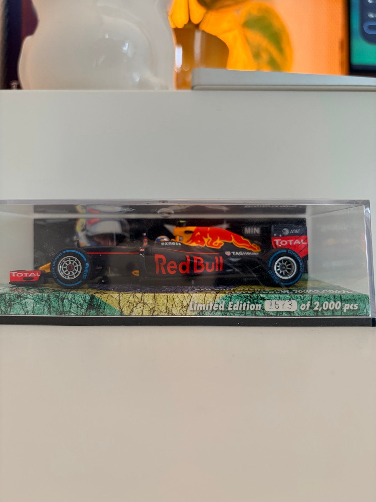 Minichamps Red Bull RB12 Max Verstappen Interlagos 2016, Ophalen of Verzenden, Zo goed als nieuw, Auto, MiniChamps