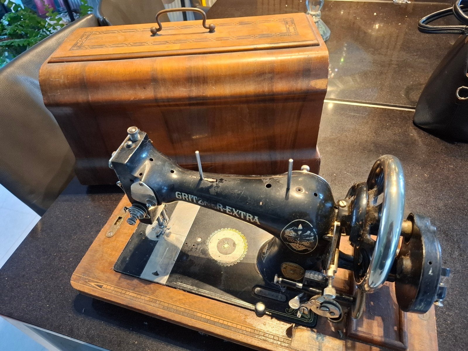 werkend naaimachine, Antiek en Kunst, Ophalen of Verzenden