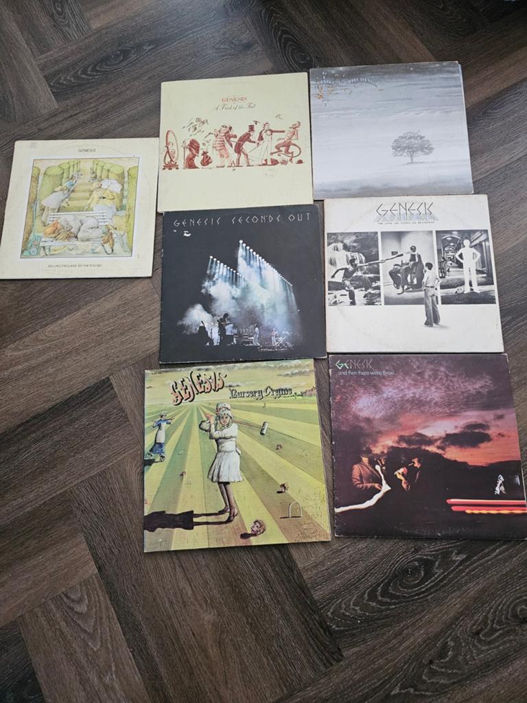 Genesis LP Collectie: 7 Albums (Poprock, Progressive), Cd's en Dvd's, Vinyl | Rock, Progressive, Gebruikt, Ophalen of Verzenden