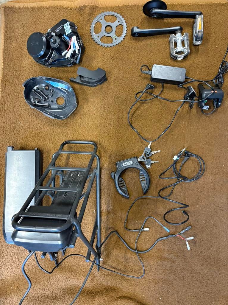 Complete Bafang (M400 canbus) elektrische ondersteuning, Ophalen, Zo goed als nieuw