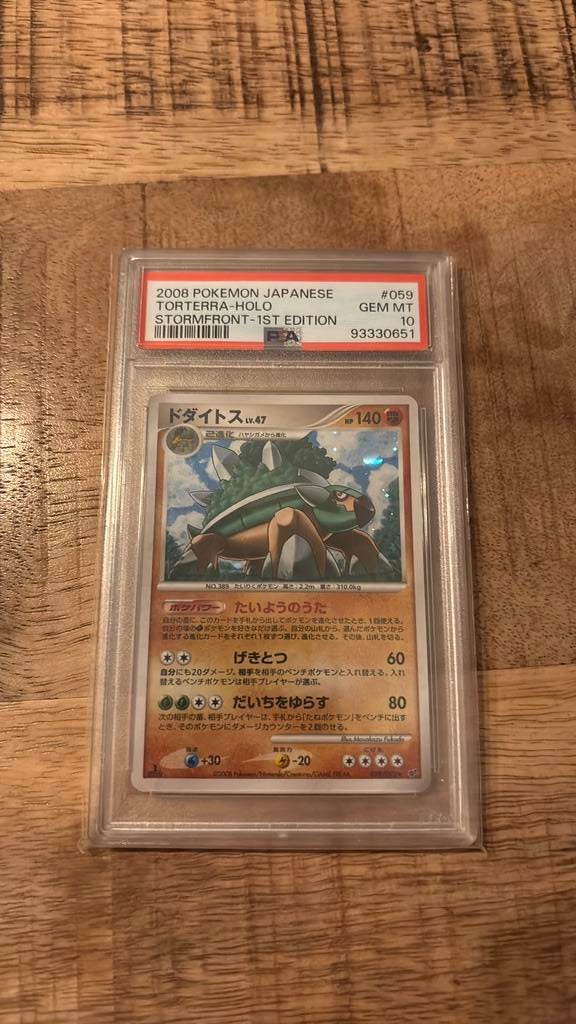 Torterra #059 psa 10, Ophalen of Verzenden, Zo goed als nieuw
