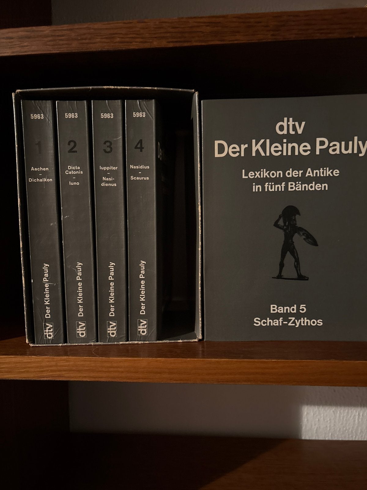 Der Kleine Pauly: Lexikon der Antike (5 delen), Ophalen of Verzenden, Zo goed als nieuw, Overige onderwerpen, Complete serie