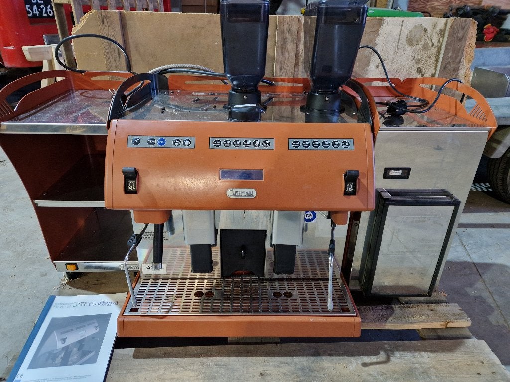 Carimali Multi FD22 volautomaat 2-groeps koffiemachine, Ophalen, Gebruikt, 10 kopjes of meer, Koffiemachine