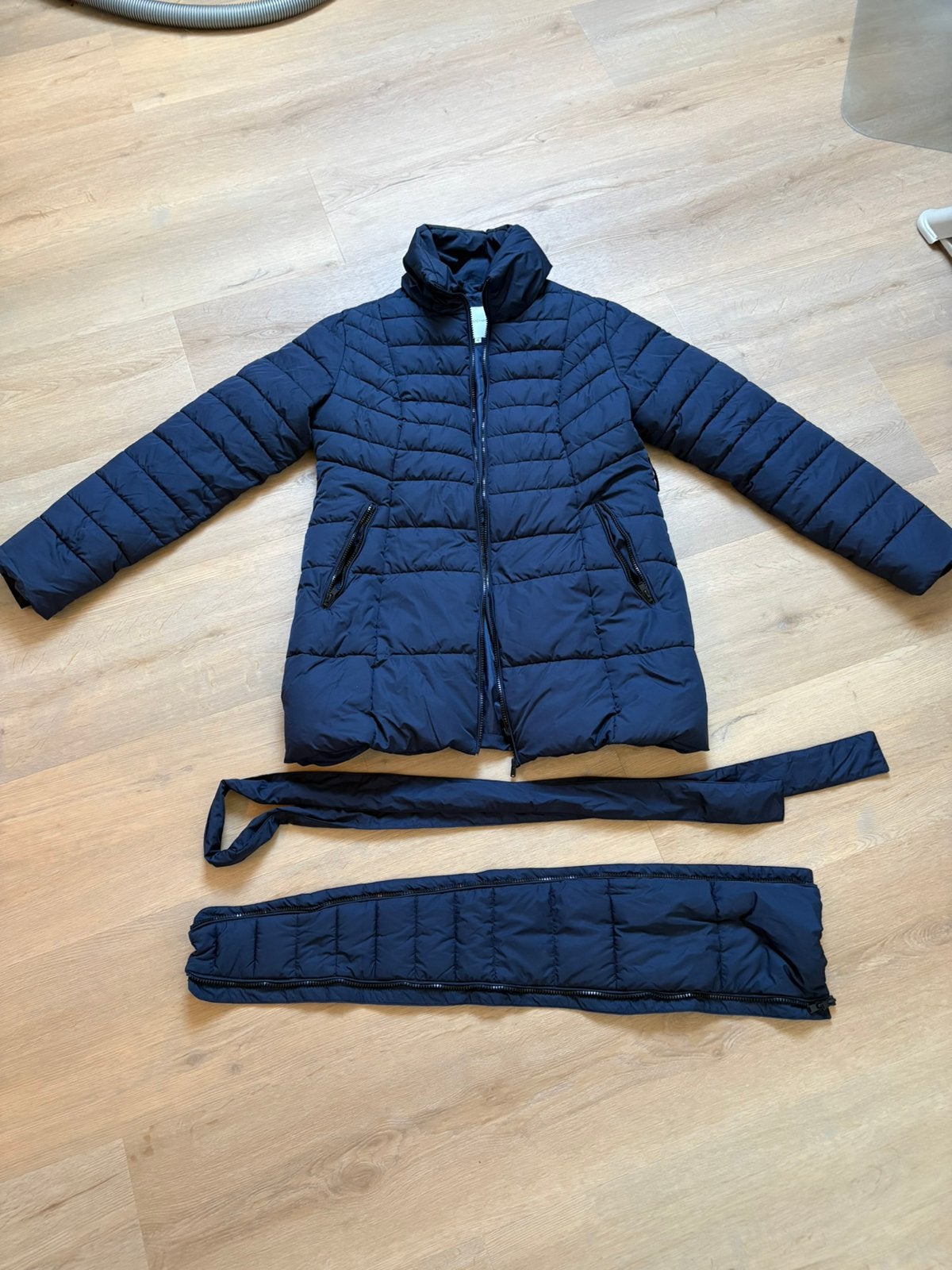 Zwangerschapsjas Noppies maat XL, Ophalen of Verzenden, Zo goed als nieuw, Maat 46/48 (XL) of groter, Blauw