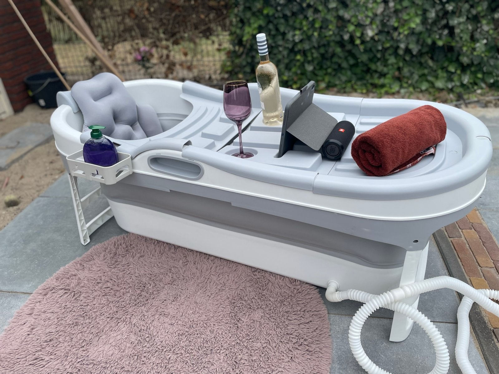 Hellobath Opvouwbaar Bad - Compact en Comfortabel, Ophalen, Zo goed als nieuw, Met bad