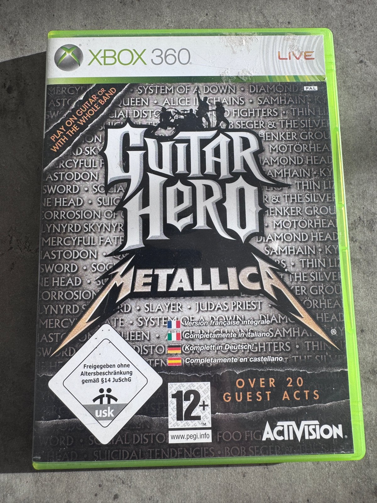 Guitar hero metallica xbox 360, Muziek, 1 speler, Ophalen of Verzenden, Zo goed als nieuw