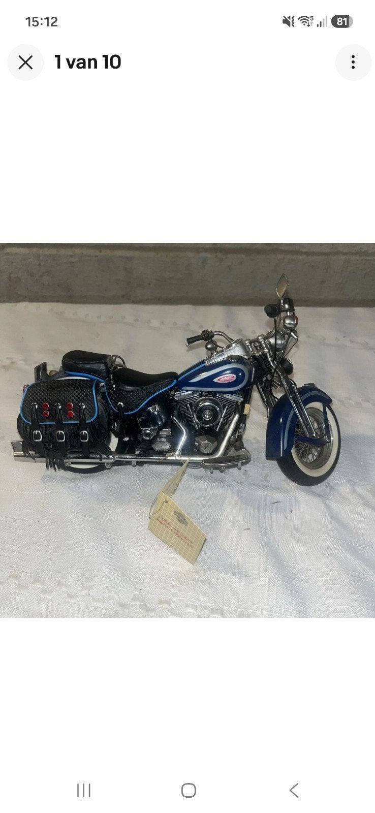 Gezocht een model van een Harley davidson herritage springer, Motoren, Onderdelen | Harley-Davidson, Ophalen of Verzenden