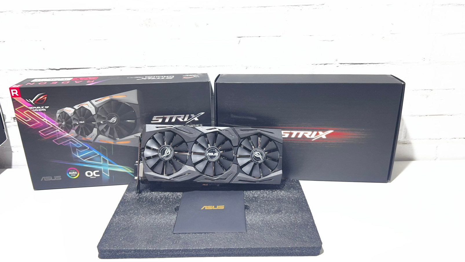 ASUS ROG STRIX RX 580 8GB Gaming OC – Triple Fan | Met doos, Computers en Software, Veldburg, PCI-Express 3, Gebruikt, AMD