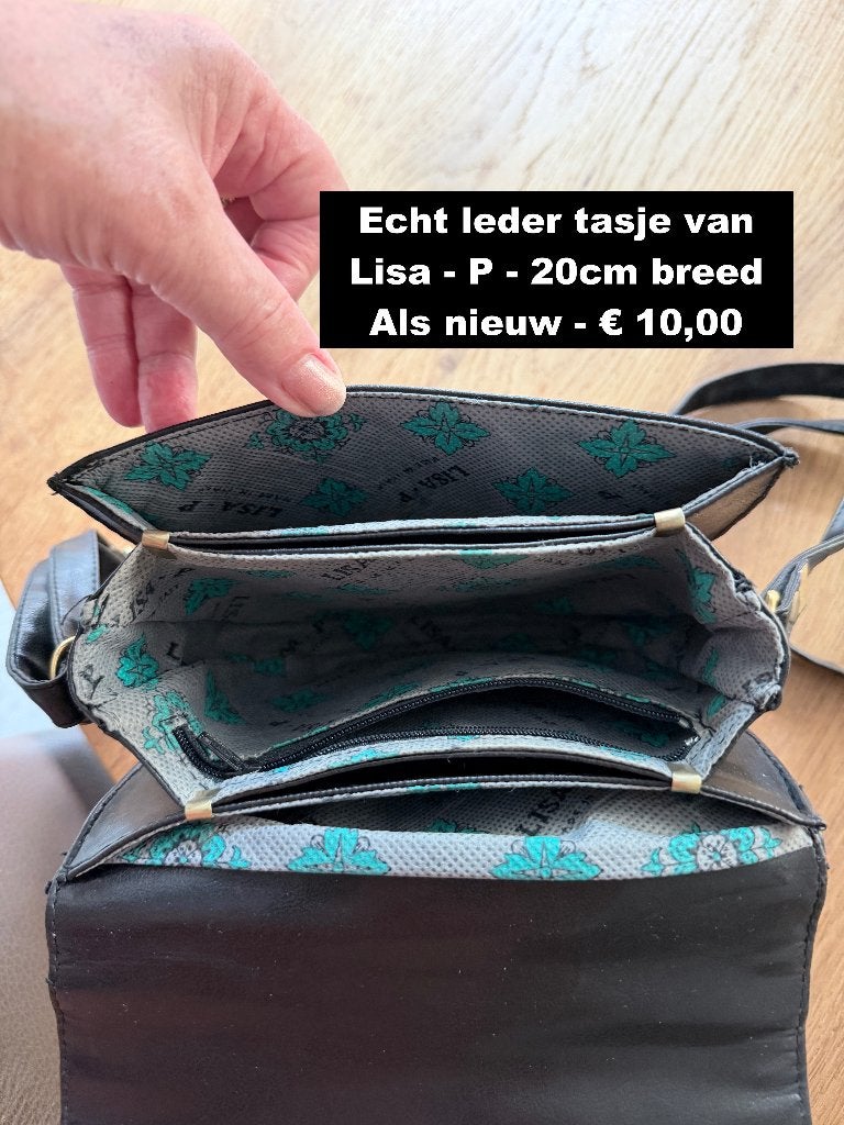Dames tas, Ophalen, Zo goed als nieuw, Zwart, Schoudertasje