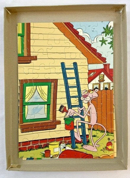 De Roze Panter 3x 54 stuks puzzel vintage 1983 Pink Panther, Verzamelen, Stripfiguren, Coolsingel 104, 3011 AG Rotterdam, Netherlands