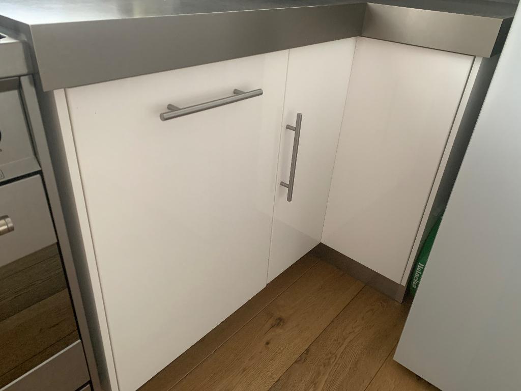 1 Frontje en zijpanelen, Faktum Ikeakeuken, Ophalen, Gebruikt, Wit, Overige typen