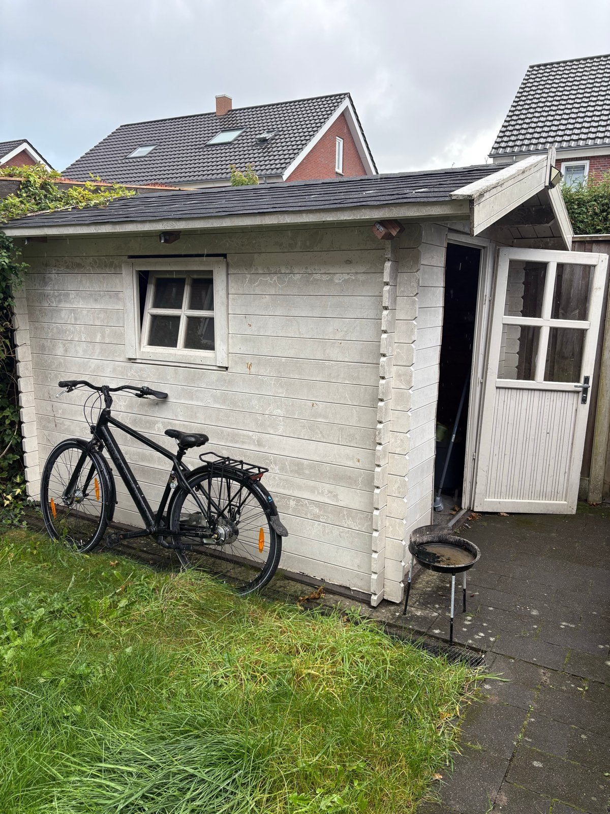 Houten tuinhuis 2,5 x 3 meter, Tuin en Terras, Ophalen, Tuinhuis, 250 tot 500 cm, 1 raam