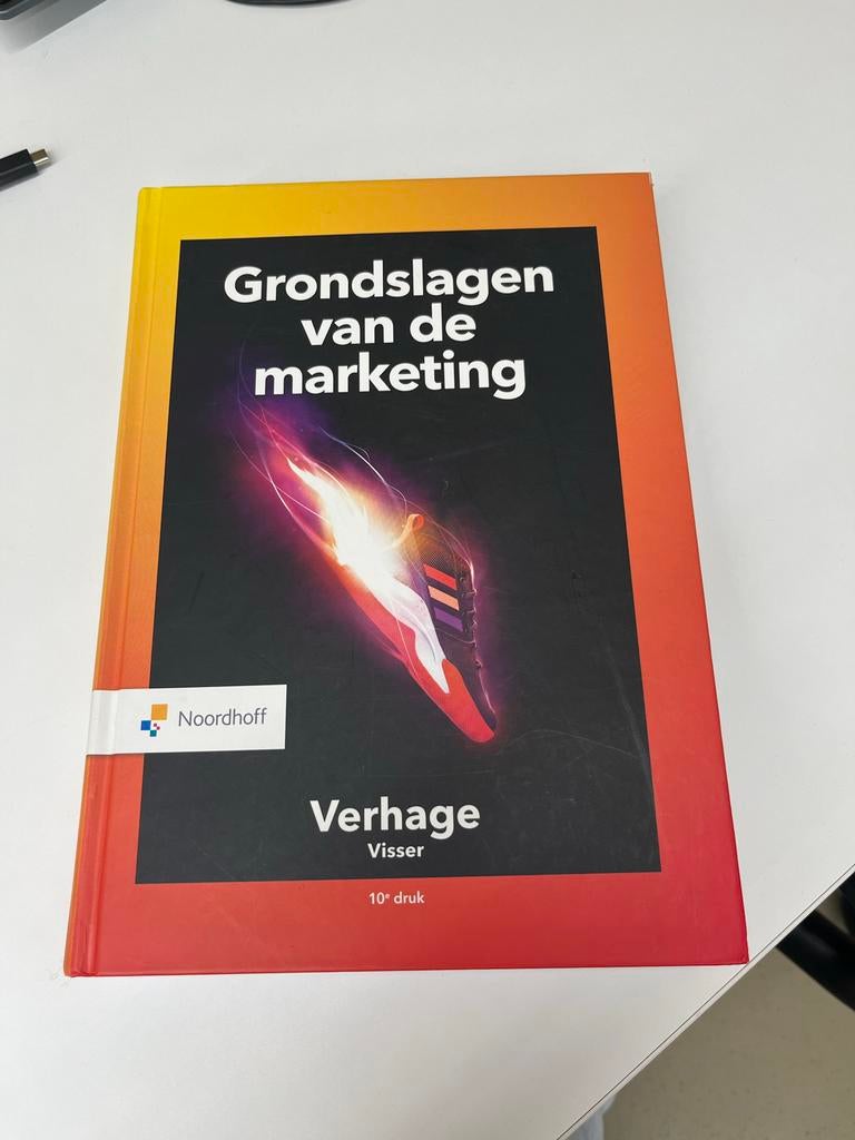 Grondslagen van de marketing 10e druk - Verhagen & Visser, Boeken, Ophalen of Verzenden, Gamma, Gelezen, HBO