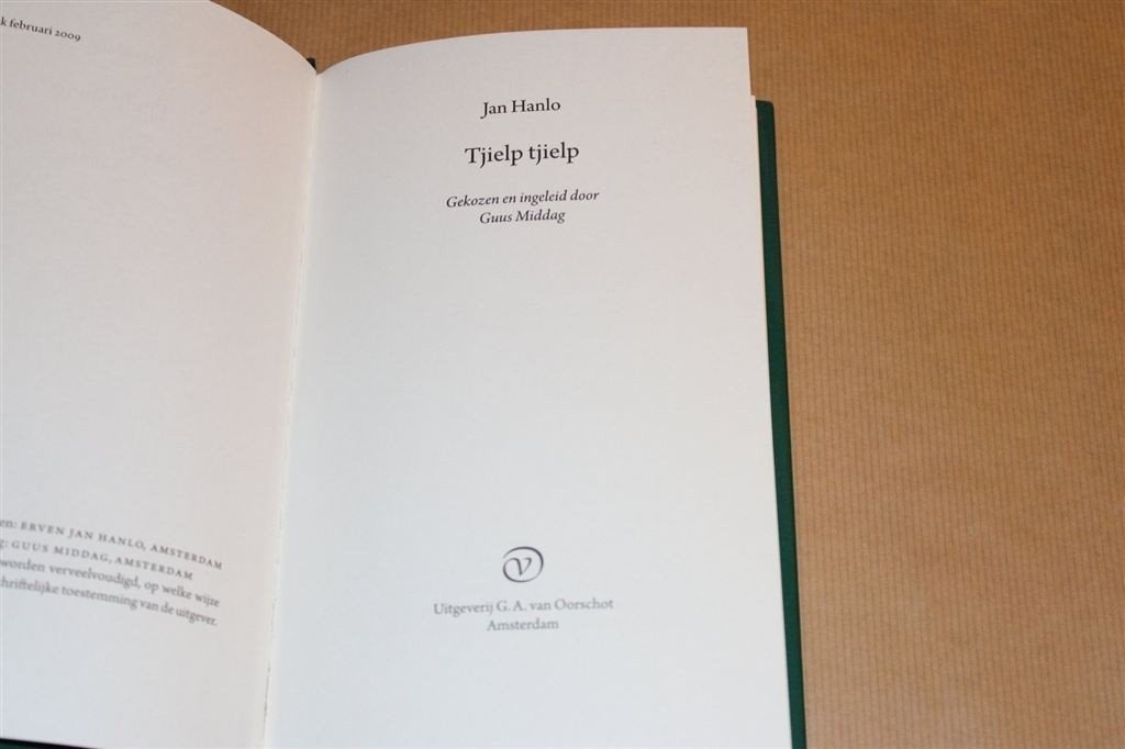 Tjielp Tjielp — Jan Hanlo — Keuze Guus Middag — Gedichten, Ophalen of Verzenden, Zo goed als nieuw
