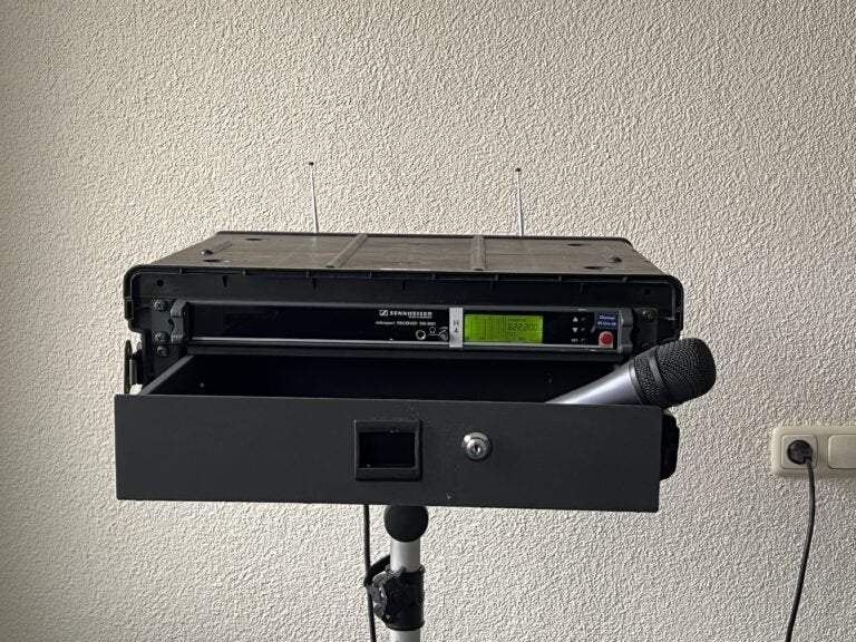 Sennheiser microport EM 3031 ontvanger met handheld (zender), Muziek en Instrumenten, Ophalen, Gebruikt, Overige typen, Draadloos