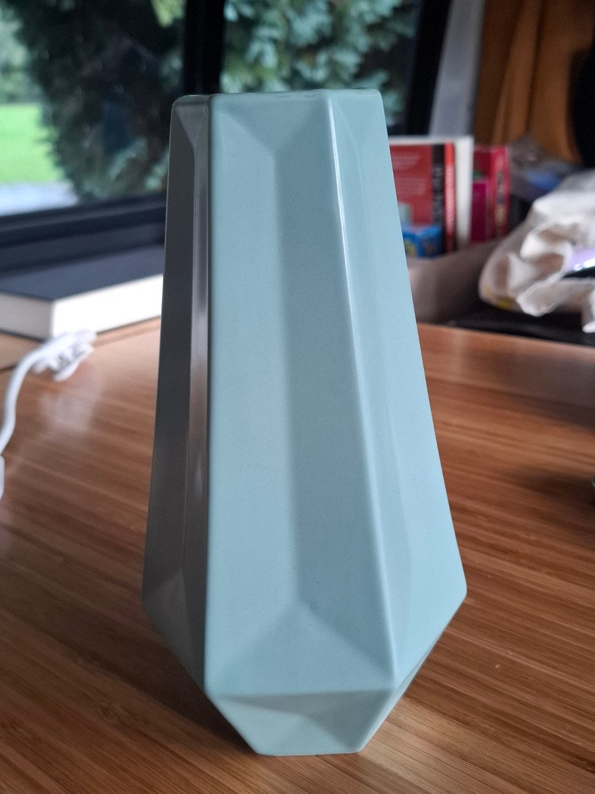 Ikea vaas turquoise Inma Bermudez Livslang, Overige kleuren, Ophalen of Verzenden, Zo goed als nieuw, Geschikt voor droogbloemen