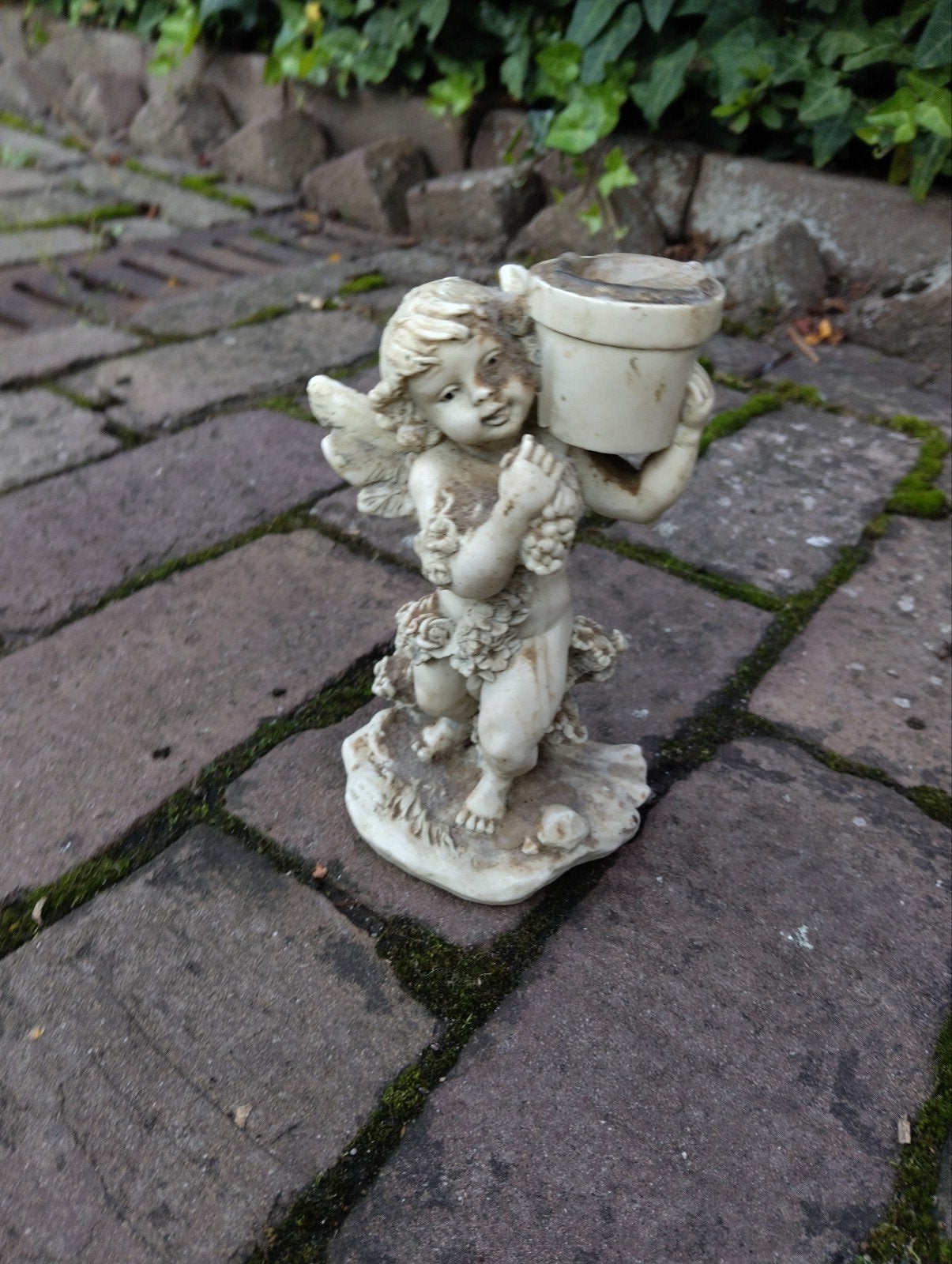 Vintage Engelen Beeldjes Set - Decoratieve Cherubijnen, Antiek en Kunst, Ophalen of Verzenden