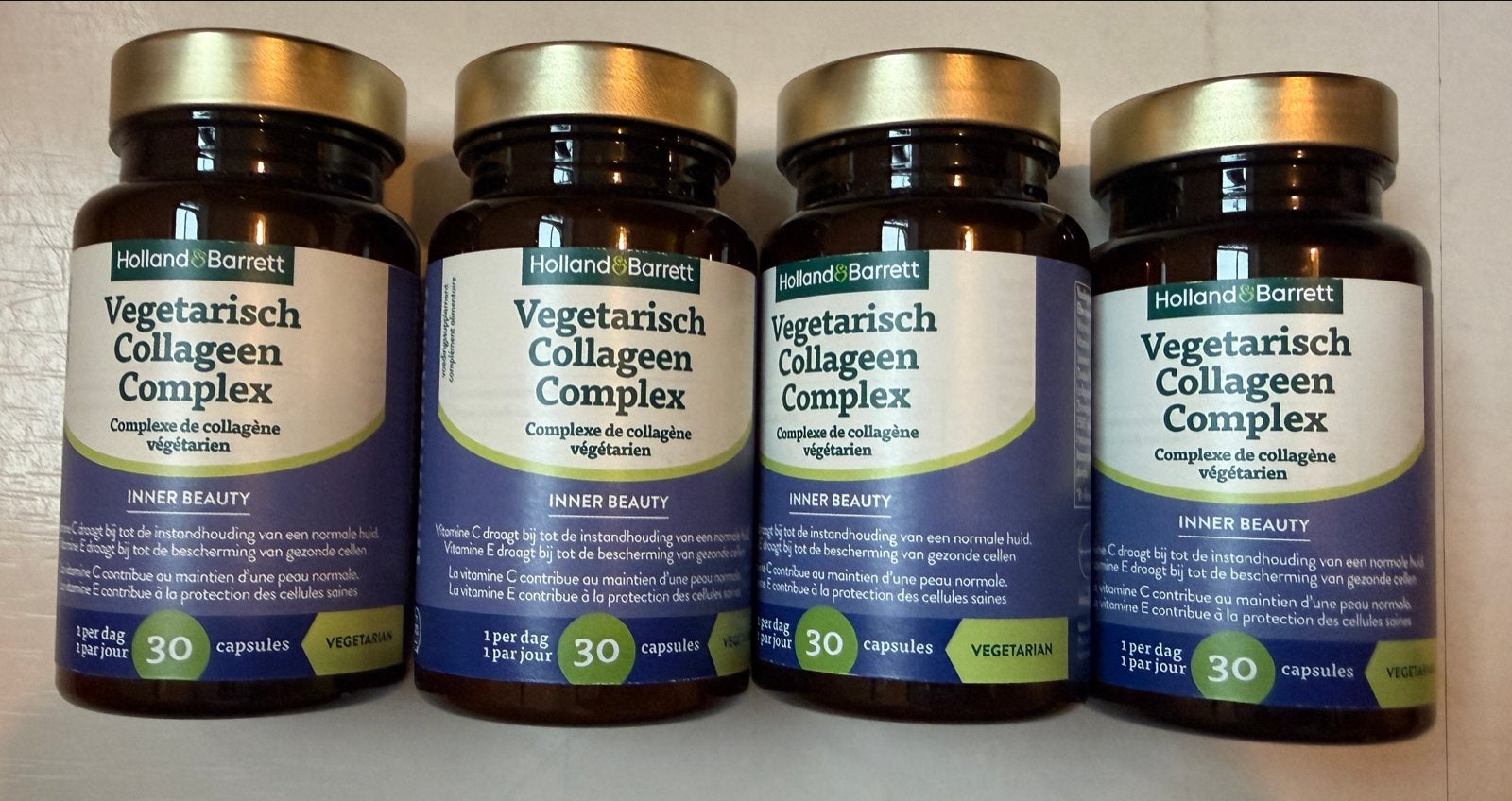 4x Holland & Barrett Vegetarisch Collageen Complex NIEUW, Ophalen of Verzenden, Nieuw, Poeder of Drank