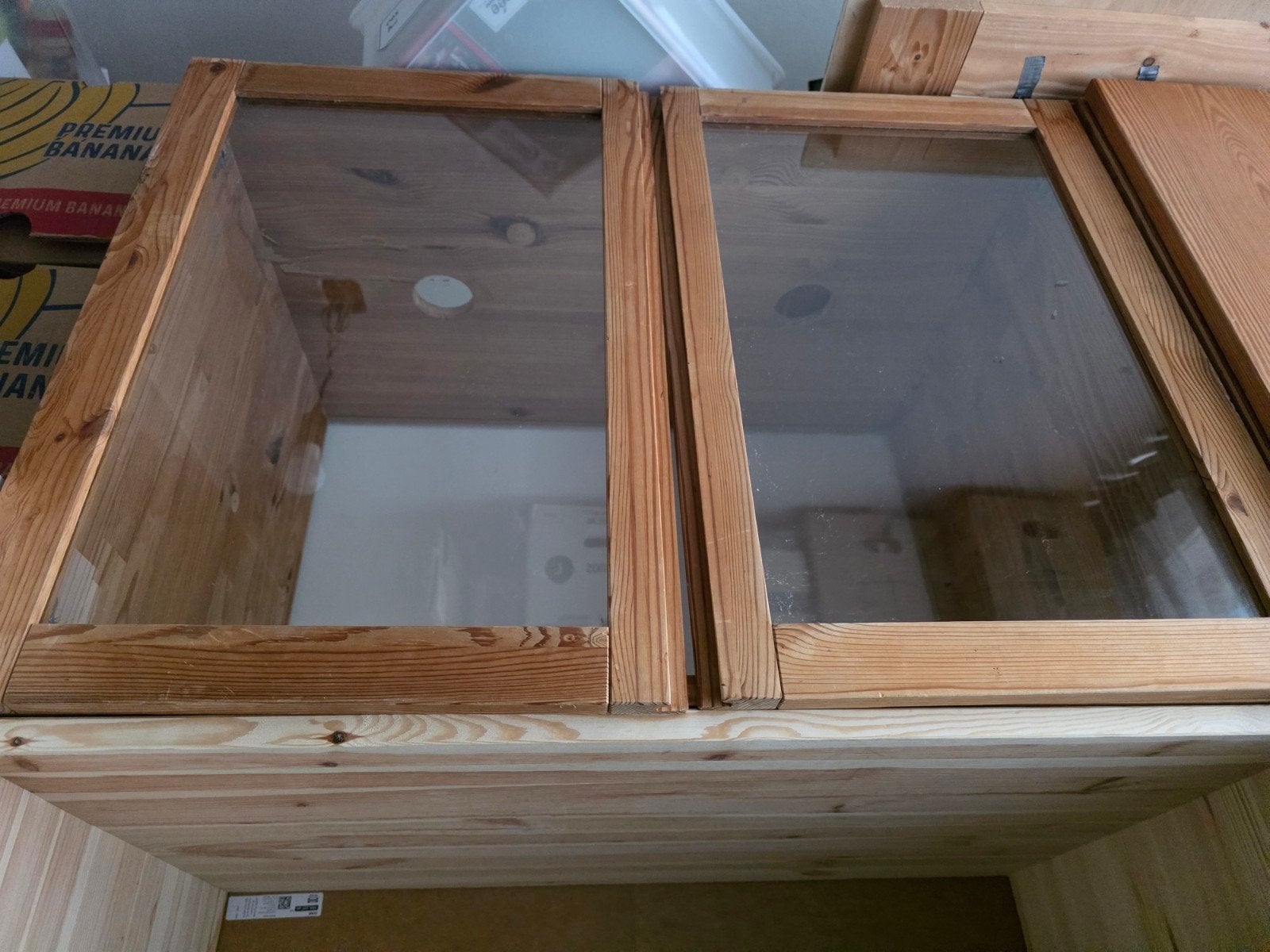 Ikea Ivar Vitrinekast met glazen deuren glazen plank 50 cm, Ophalen of Verzenden, 25 tot 50 cm, 50 tot 100 cm