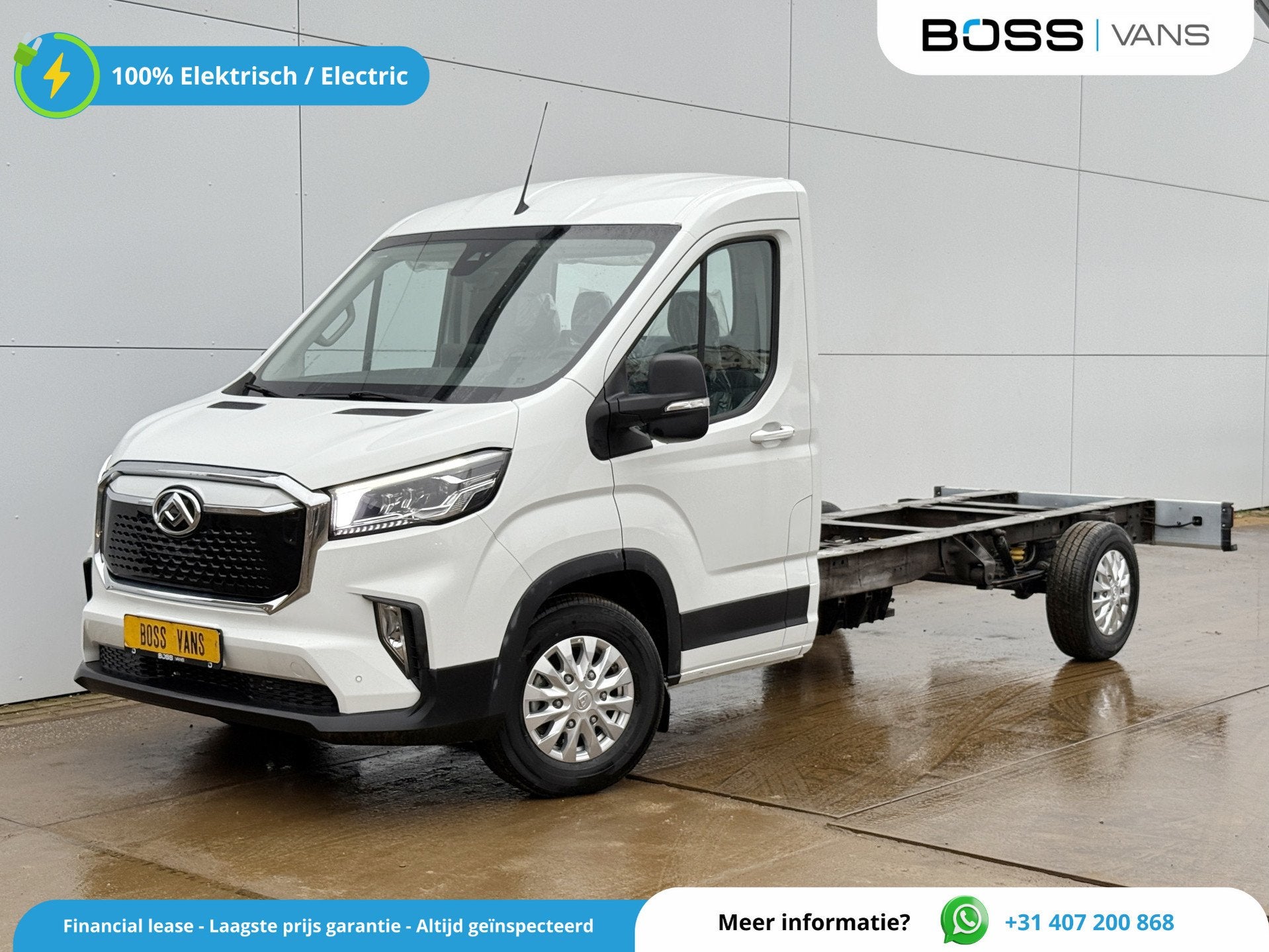 Maxus eDeliver 9 204PK Nieuw L3 Elektrisch 172km WLTP 204PK, Stof, Gebruikt, Zwart, Maxus
