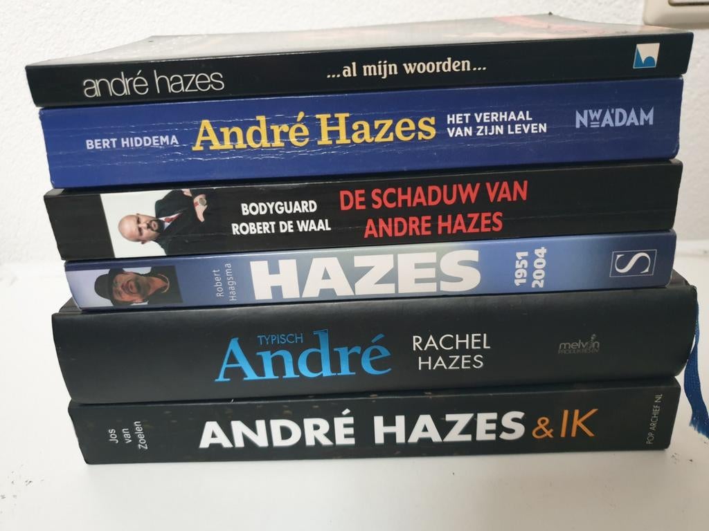 André Hazes Boekenpakket - 6 biografieën en verhalen, Boeken, Ophalen of Verzenden, Gelezen