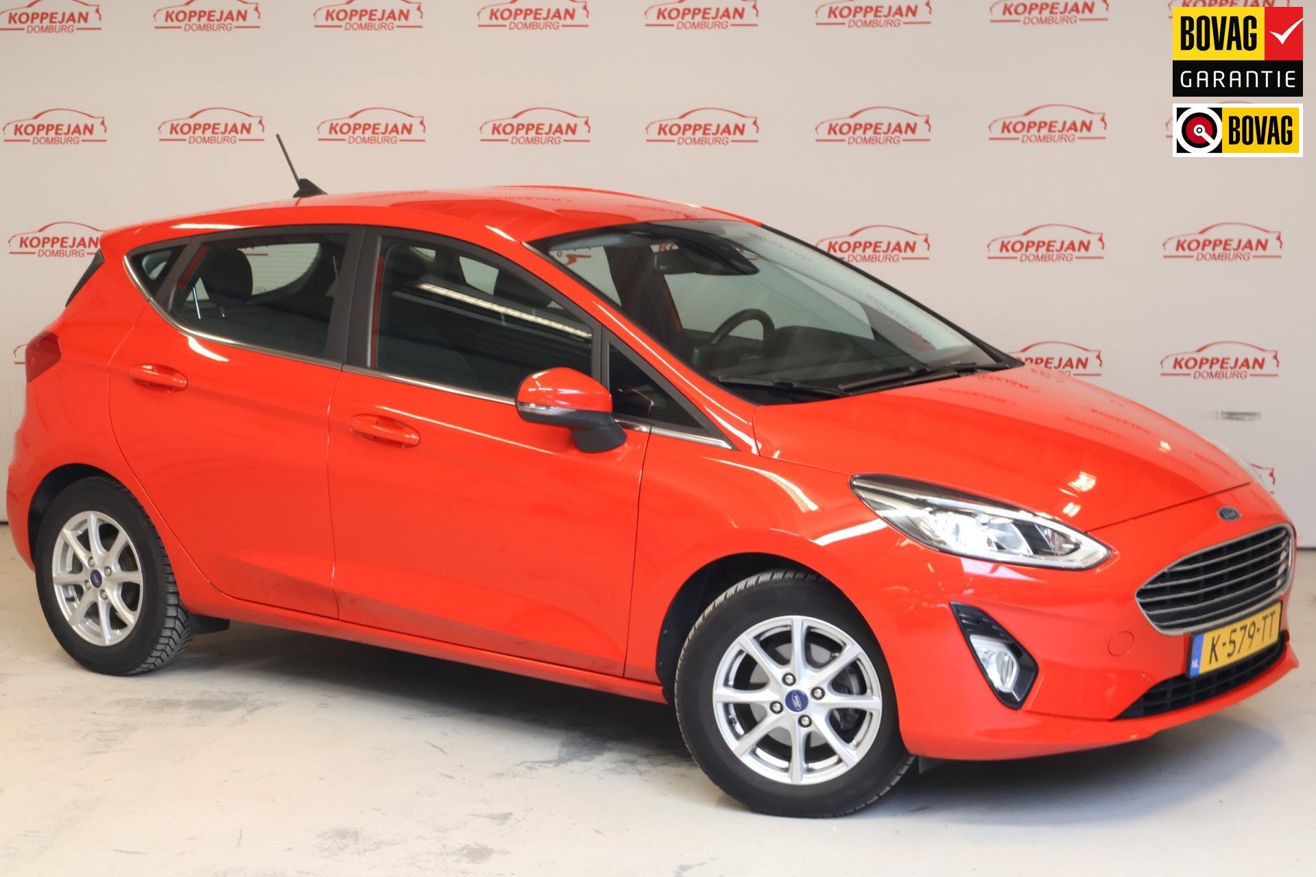 Ford Fiesta 1.0 EcoBoost Titanium NL auto, Trekhaak, Appconn, Stof, Gebruikt, 1064 kg, Automatische klimaatregeling