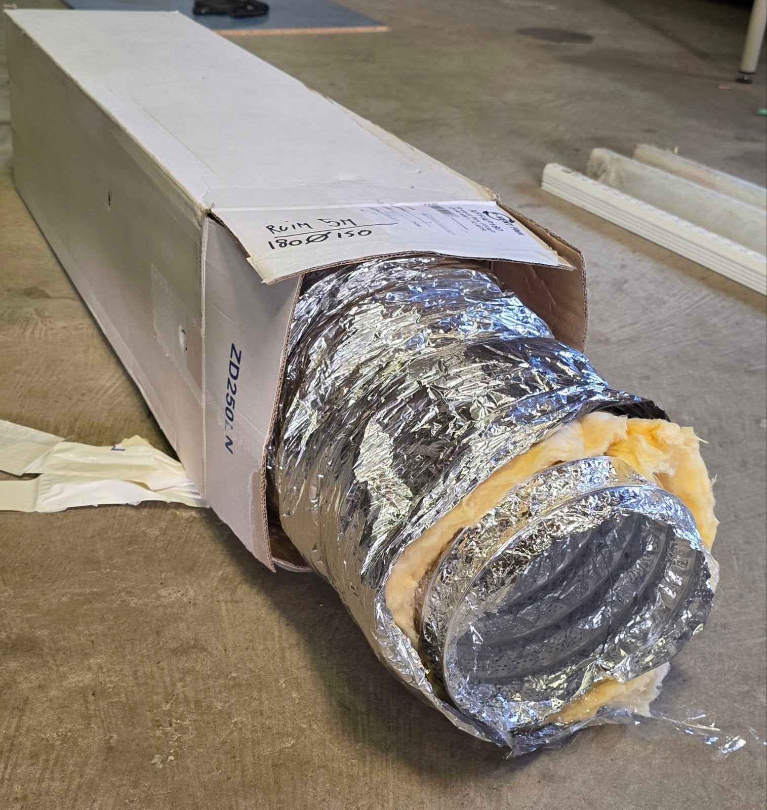 R-Vent Flex Akoestische Flexibele Slang Ø 180mm (ca 5 meter), Ophalen, Nieuw, Afzuiger