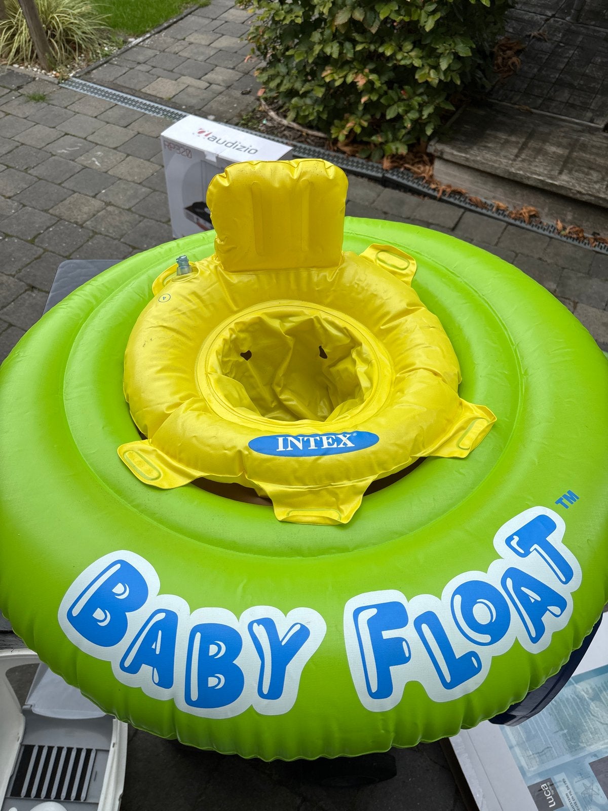 Intex Baby Float Zwemband - Groen/Geel, Ophalen, Zo goed als nieuw