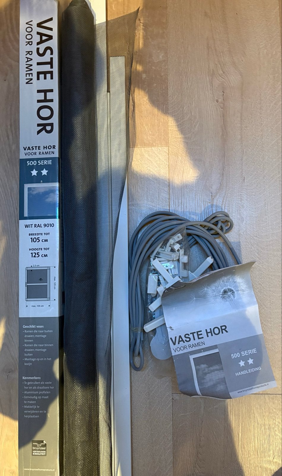 Bruynzeel Vaste Hor 500 Serie Wit RAL 9010, Ophalen of Verzenden, Nieuw, Overige typen, 80 tot 120 cm